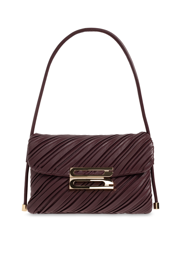 Burgundy Leather bag Victoria Beckham - Vitkac AS